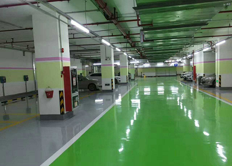 停車場環氧砂漿平涂地坪